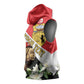 Personalized Afro Tunisia Sleeveless Hoodie Camelus Dromedarius With Jasmine - African Pride