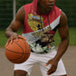Personalized Afro Tunisia Sleeveless Hoodie Camelus Dromedarius With Jasmine - African Pride