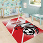 Custom Tunisia Football Area Rug Go Eagles of Carthage