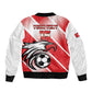 Custom Tunisia Football Bomber Jacket Go Eagles of Carthage