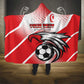 Custom Tunisia Football Hooded Blanket Go Eagles of Carthage