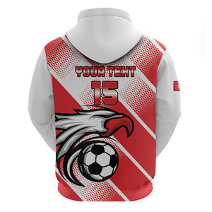 Custom Tunisia Football Hoodie Go Eagles of Carthage