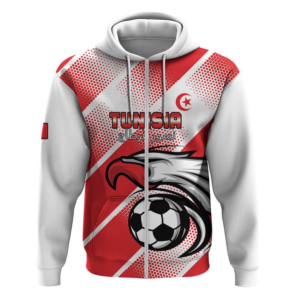Custom Tunisia Football Hoodie Go Eagles of Carthage