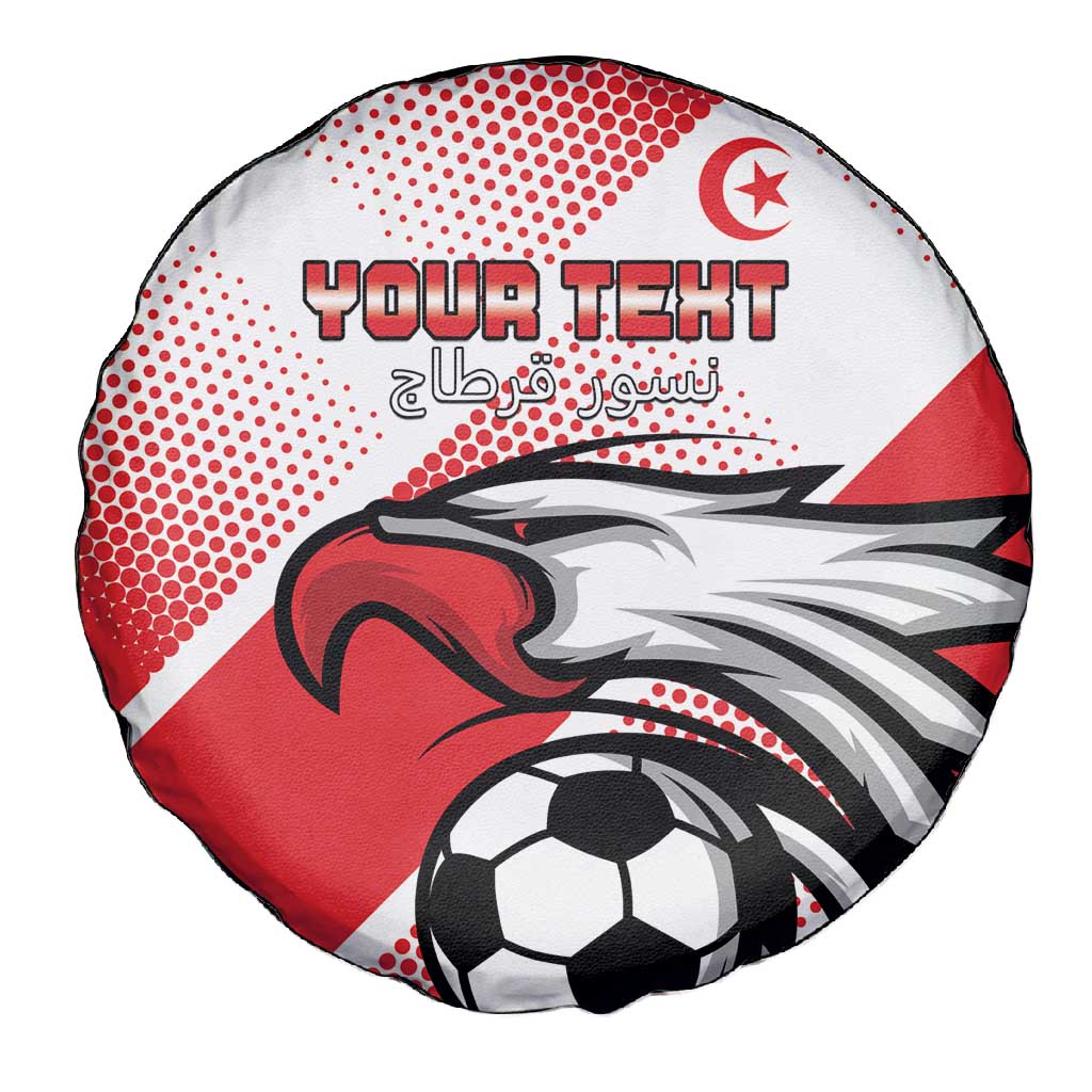 Custom Tunisia Football Spare Tire Cover Go Eagles of Carthage