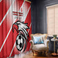 Custom Tunisia Football Window Curtain Go Eagles of Carthage