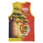 Afro Senegal Independence Day Basketball Jersey 65th Anniversary - Kente Pattern LT15