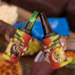 Afro Senegal Independence Day 4 in 1 Can Cooler Tumbler 65th Anniversary - Kente Pattern