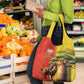 Afro Senegal Independence Day Grocery Bag 65th Anniversary - Kente Pattern