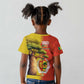 Afro Senegal Independence Day Kid T shirt 65th Anniversary - Kente Pattern