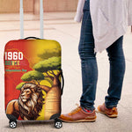 Afro Senegal Independence Day Luggage Cover 65th Anniversary - Kente Pattern