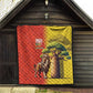 Afro Senegal Independence Day Quilt 65th Anniversary - Kente Pattern