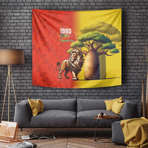 Afro Senegal Independence Day Tapestry 65th Anniversary - Kente Pattern