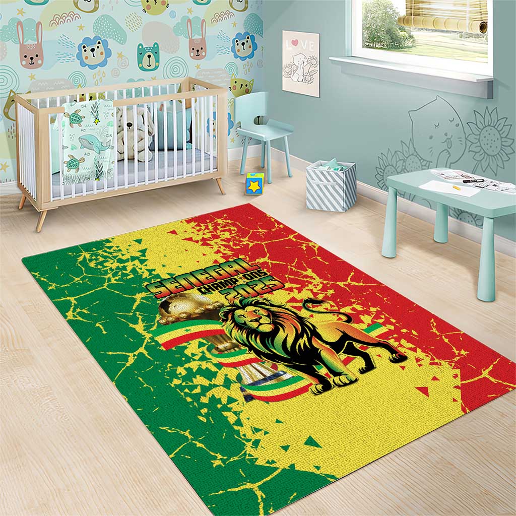 Senegal Football Area Rug We Are the Champions