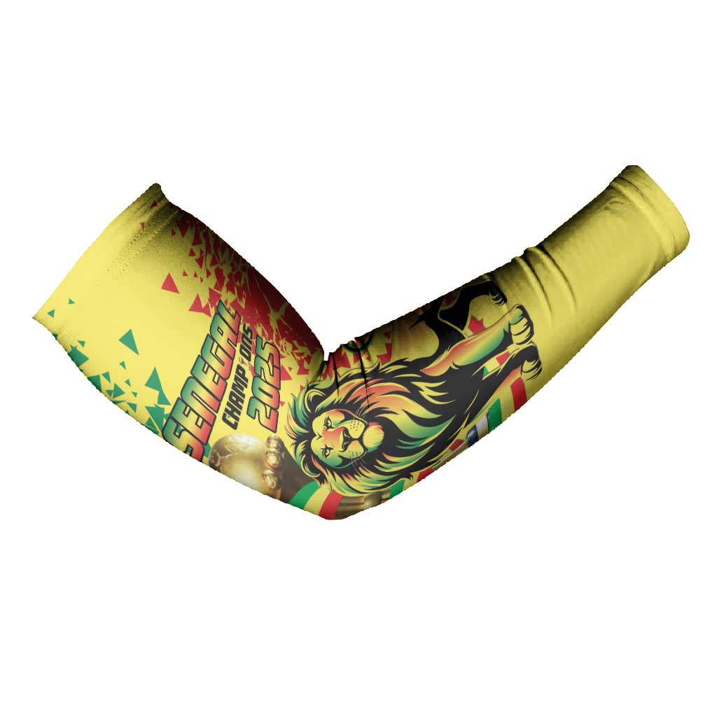 Custom Senegal Football Arm Sleeves We Are the Champions