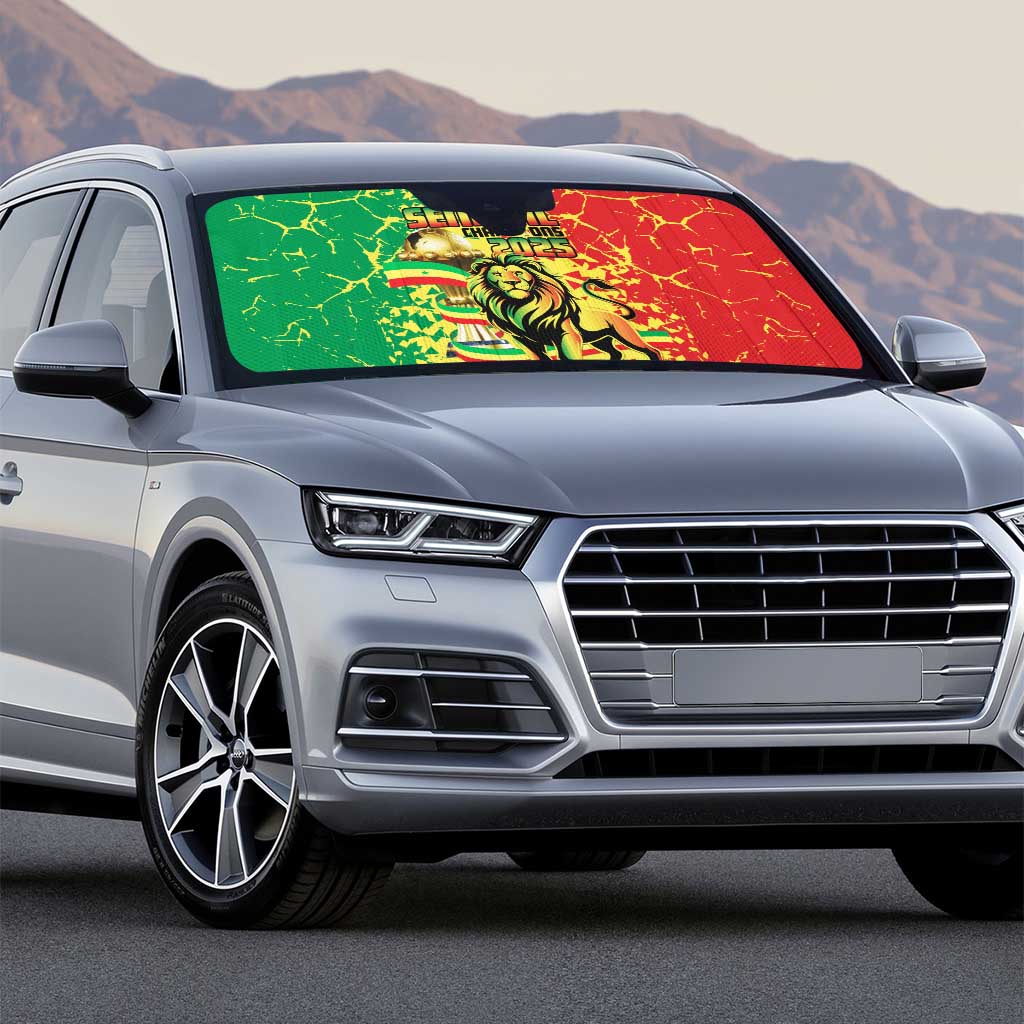 Senegal Football Auto Sun Shade We Are the Champions