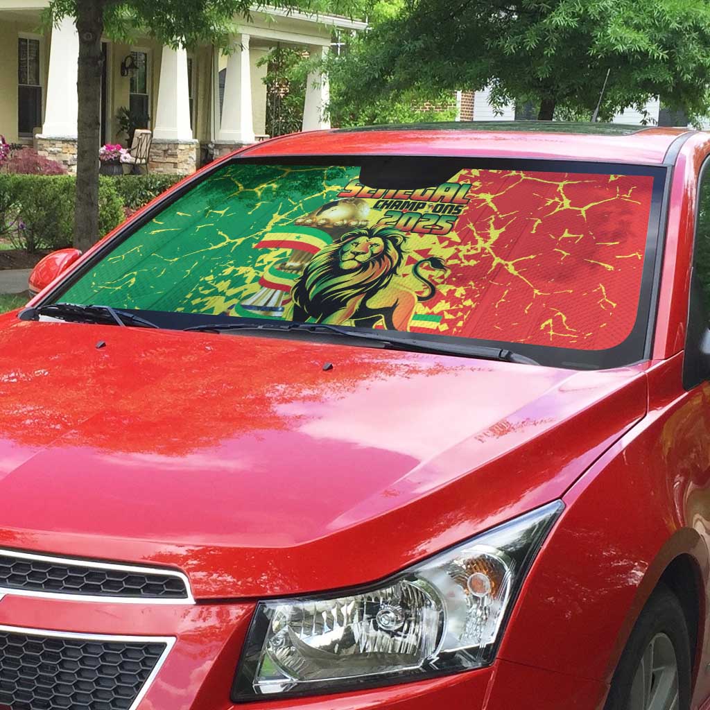 Senegal Football Auto Sun Shade We Are the Champions