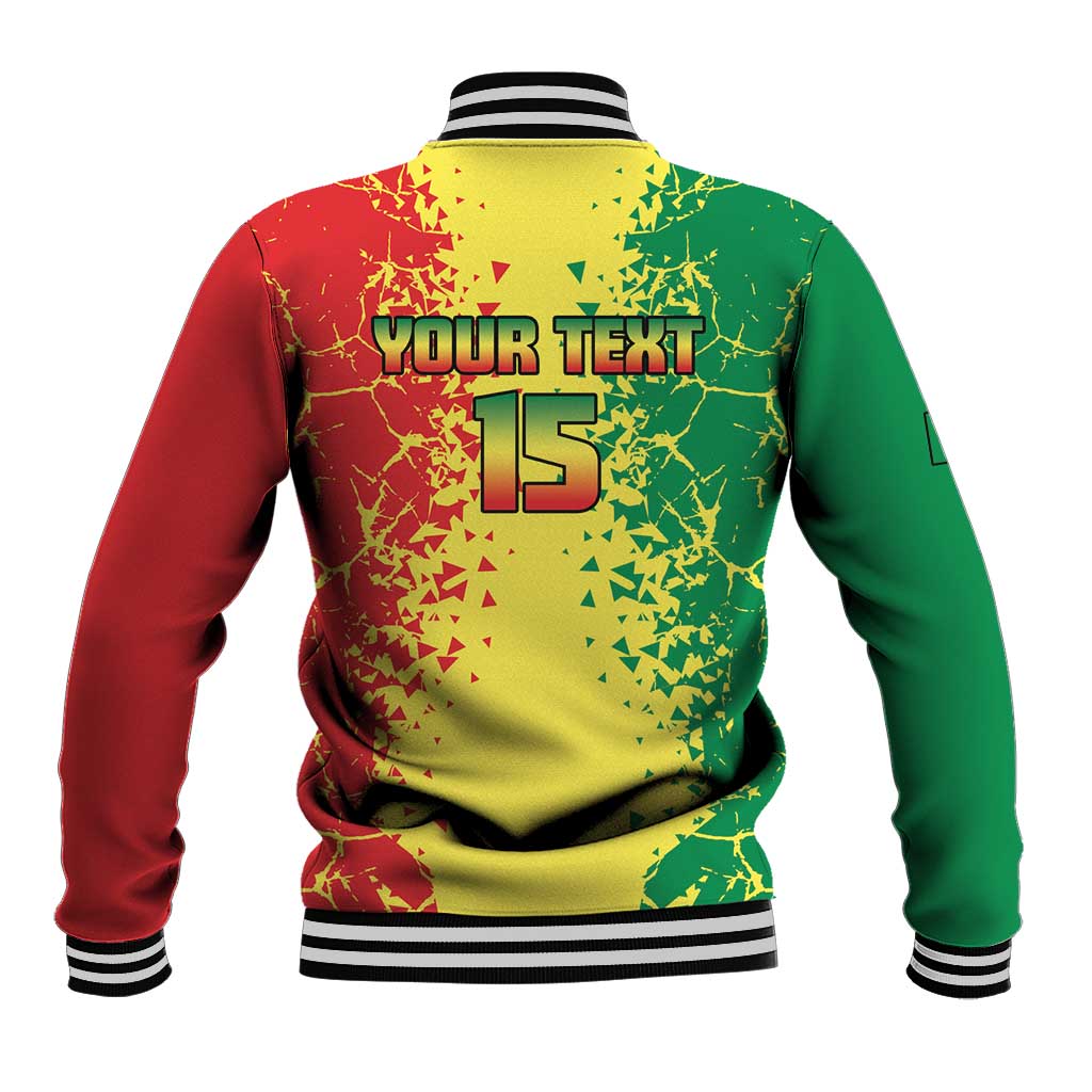 Custom Senegal Football Baseball Jacket We Are the Champions