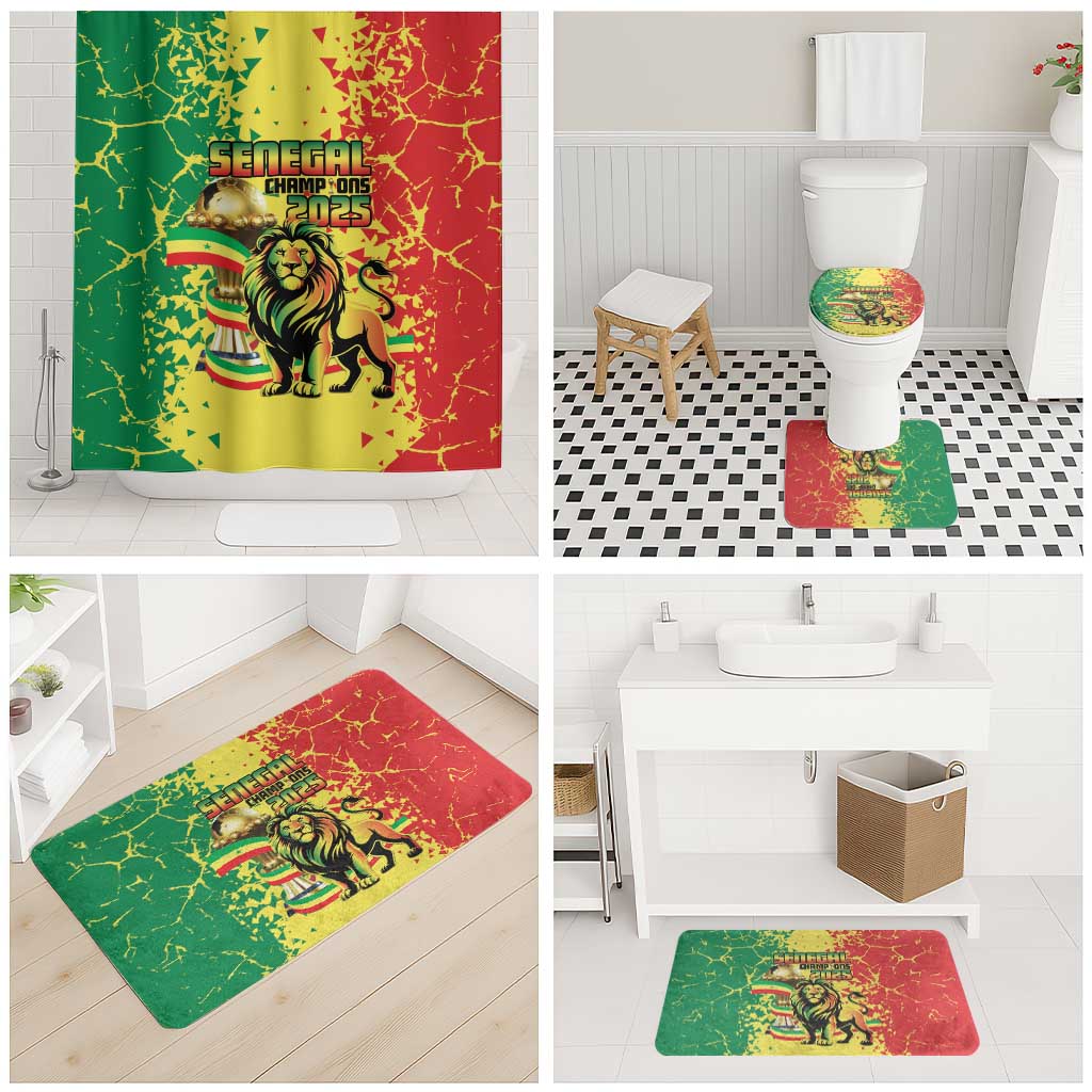 Senegal Football Bathroom Set We Are the Champions