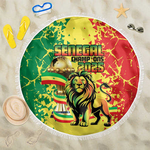Senegal Football Beach Blanket We Are the Champions