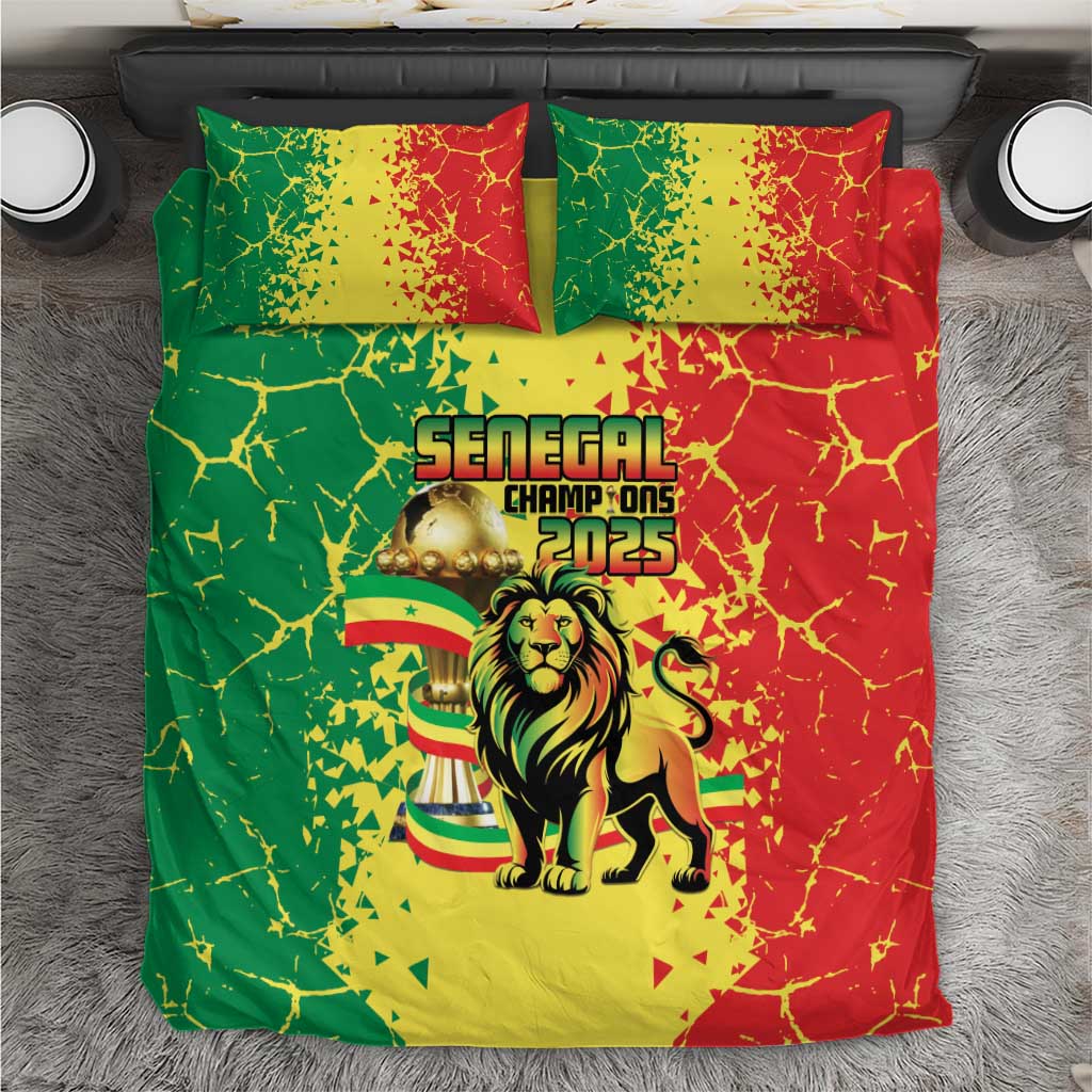 Senegal Football Bedding Set We Are the Champions
