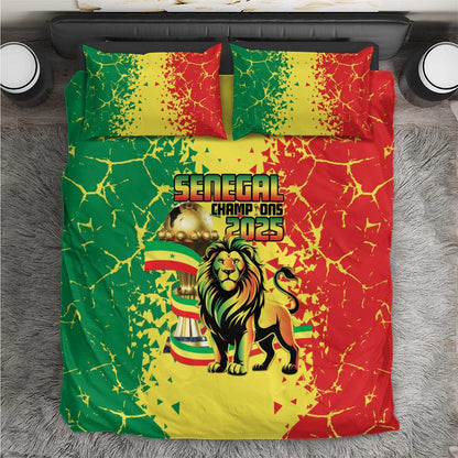 Senegal Football Bedding Set We Are the Champions