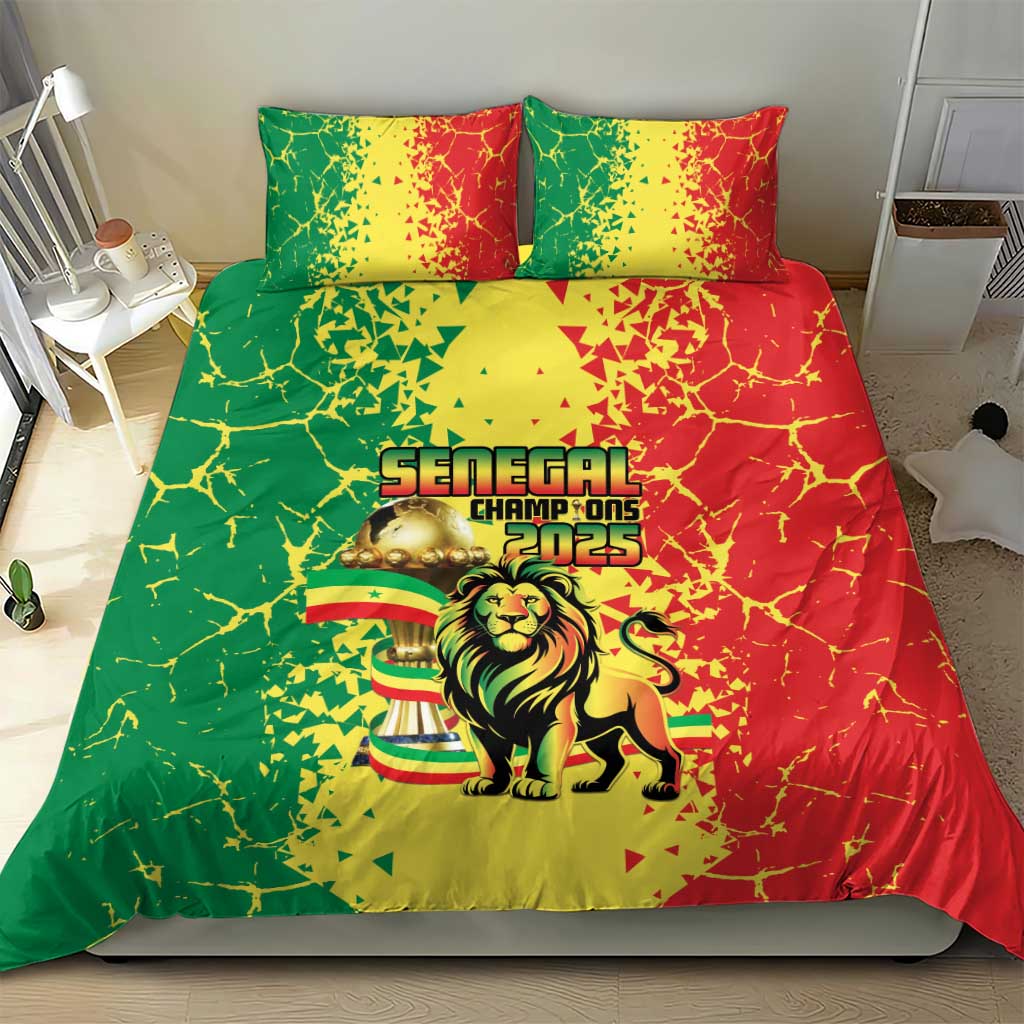 Senegal Football Bedding Set We Are the Champions