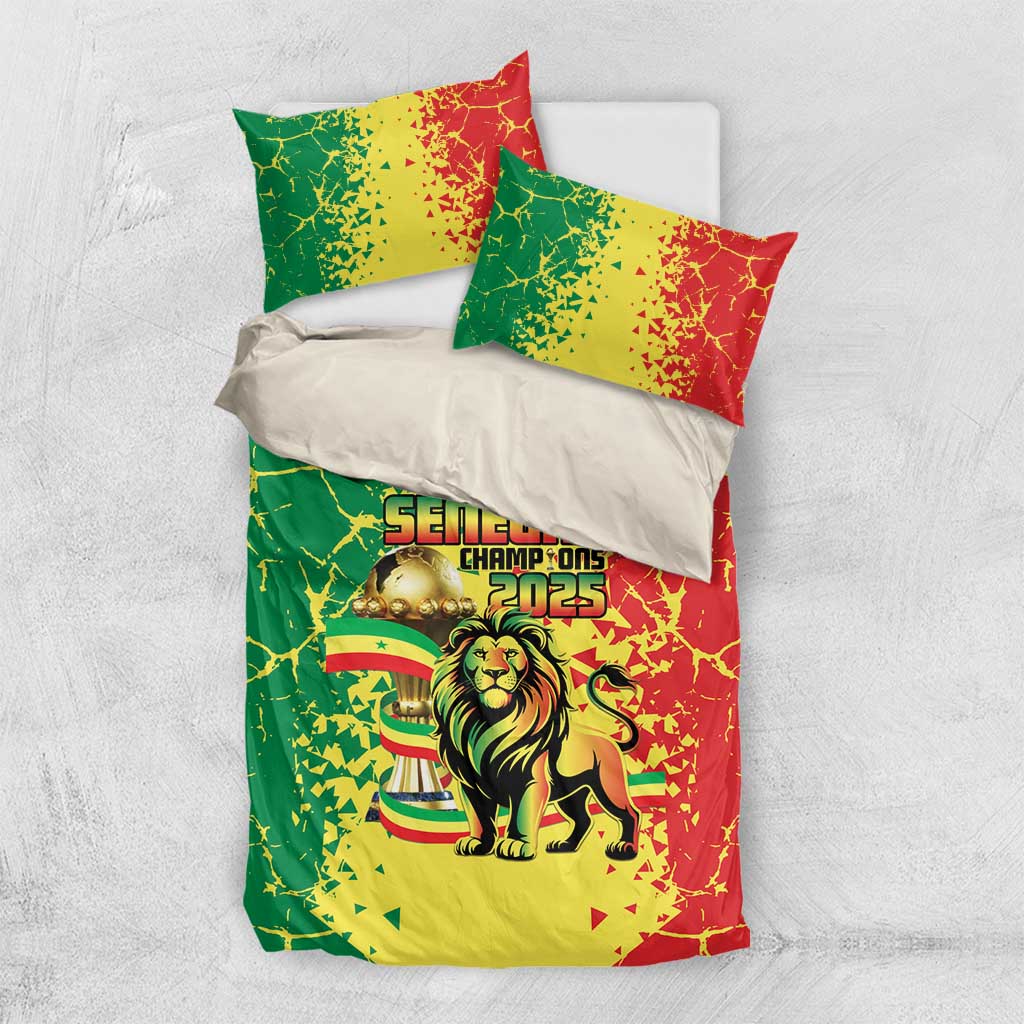 Senegal Football Bedding Set We Are the Champions