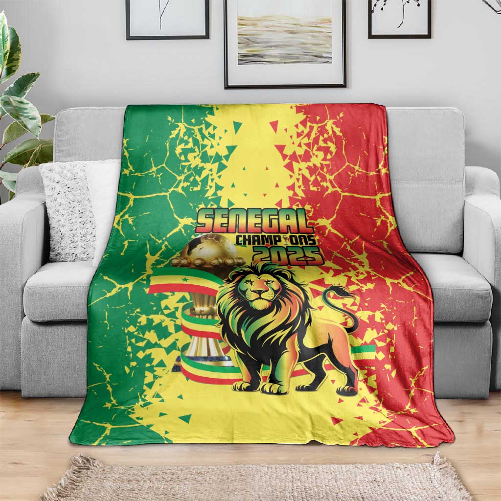 Senegal Football Blanket We Are the Champions