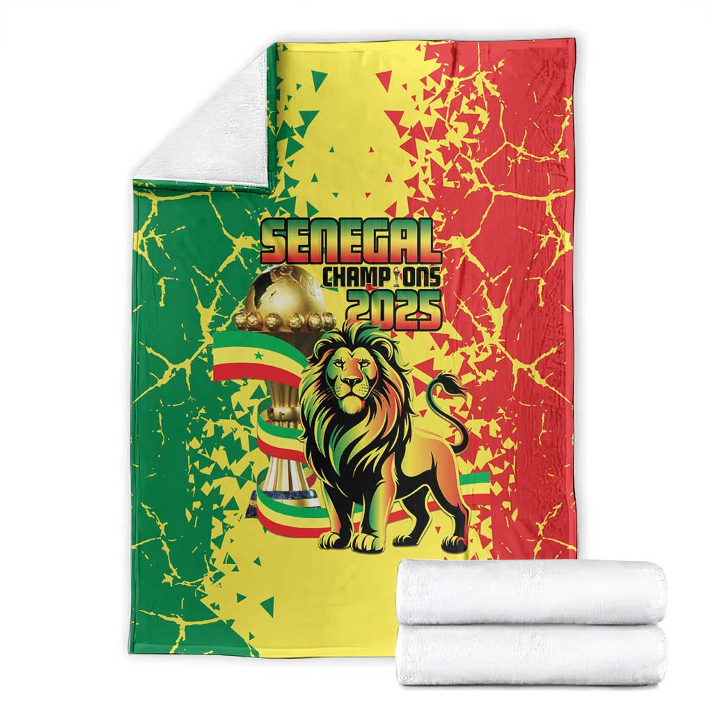 Senegal Football Blanket We Are the Champions