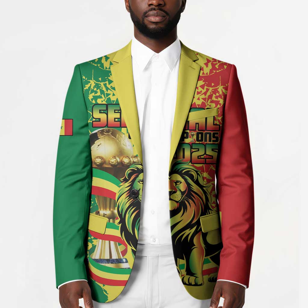Custom Senegal Football Blazer We Are the Champions