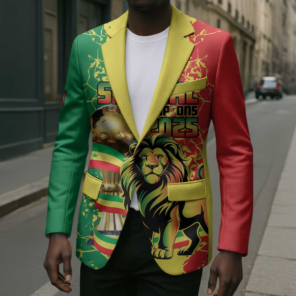 Custom Senegal Football Blazer We Are the Champions