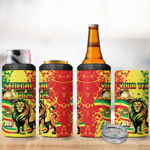 Custom Senegal Football 4 in 1 Can Cooler Tumbler We Are the Champions
