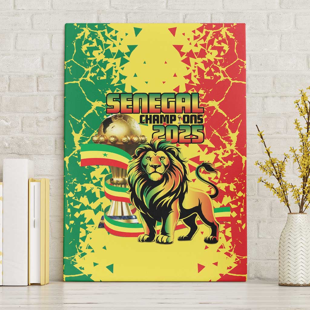 Senegal Football Canvas Wall Art We Are the Champions