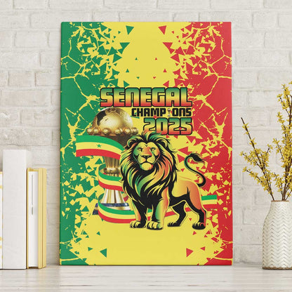 Senegal Football Canvas Wall Art We Are the Champions