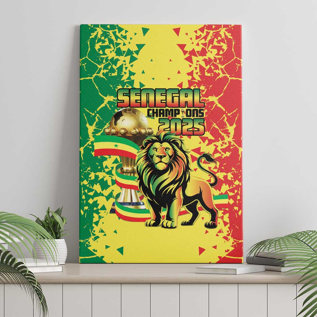 Senegal Football Canvas Wall Art We Are the Champions