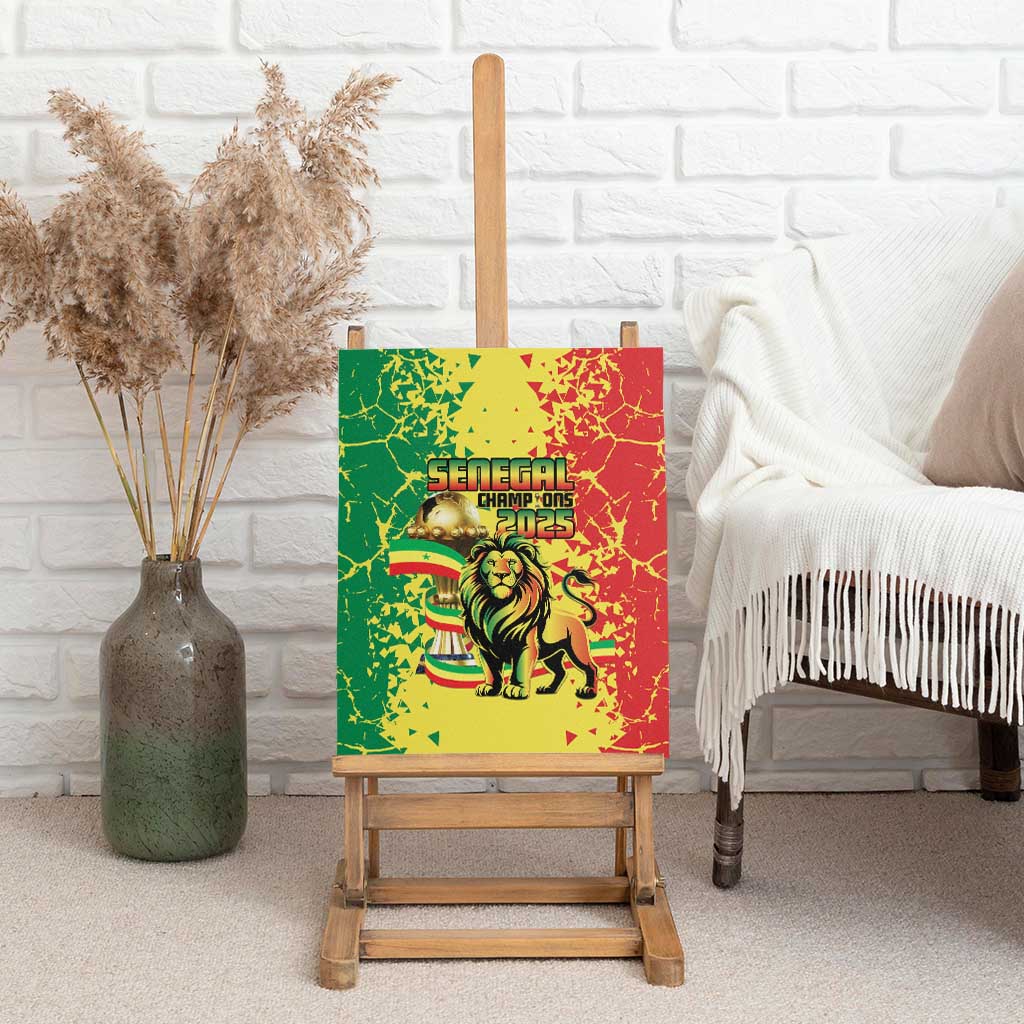 Senegal Football Canvas Wall Art We Are the Champions
