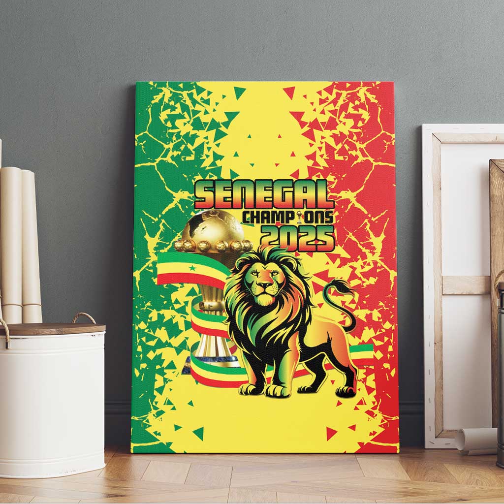 Senegal Football Canvas Wall Art We Are the Champions
