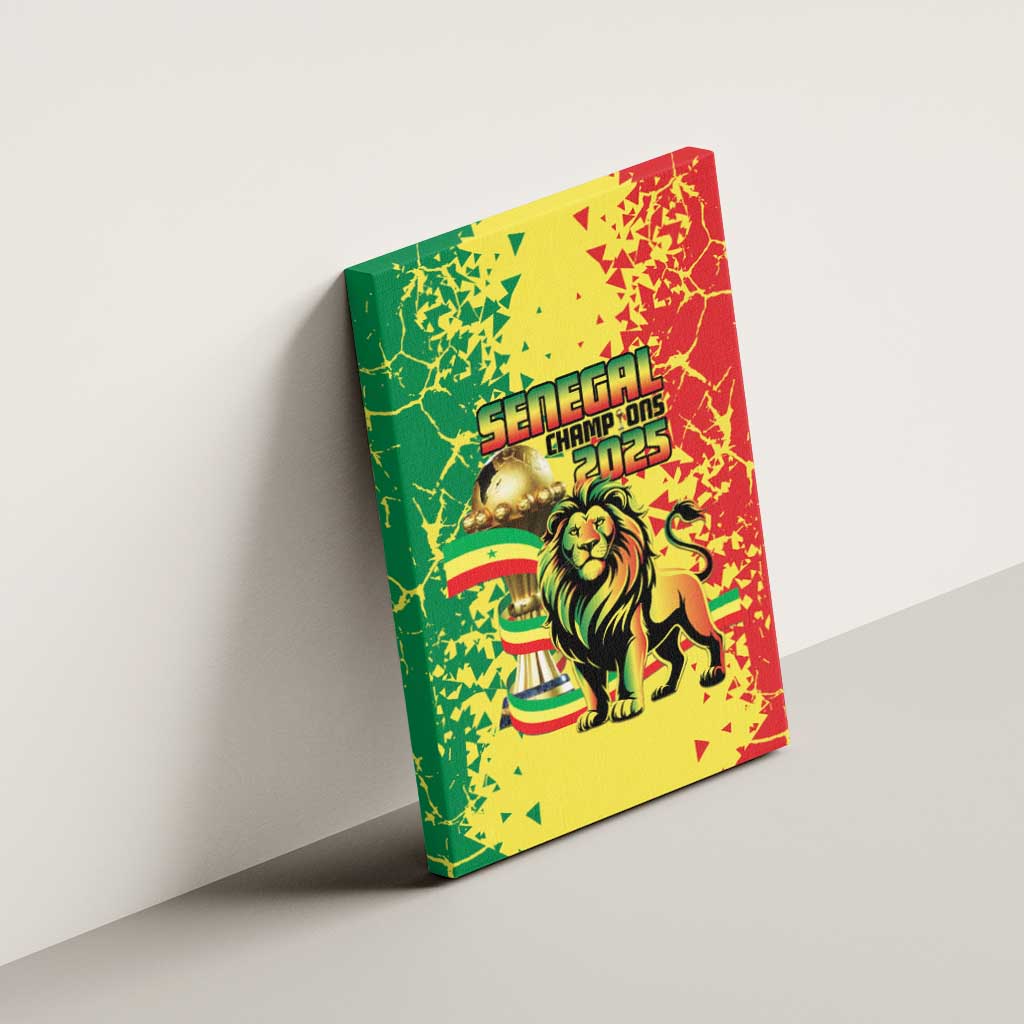 Senegal Football Canvas Wall Art We Are the Champions