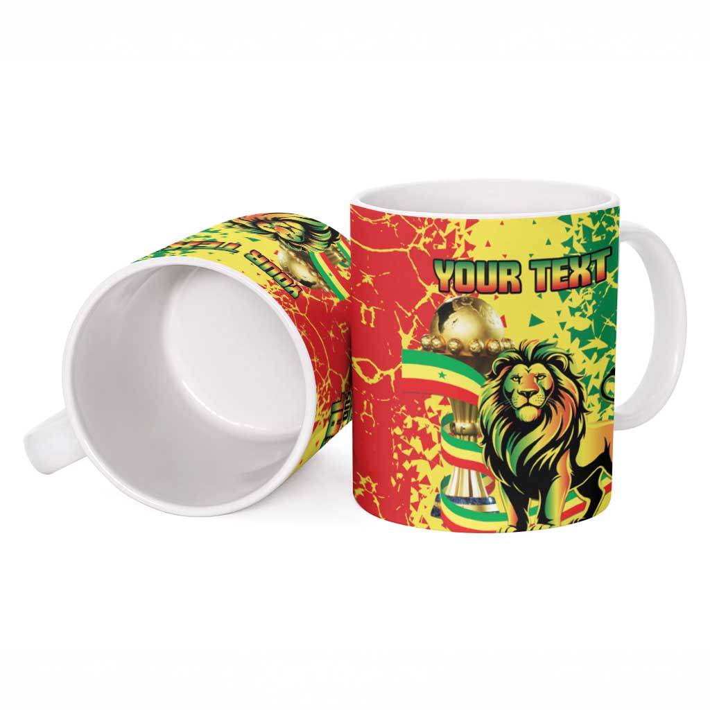 Custom Senegal Football Ceramic Mug We Are the Champions