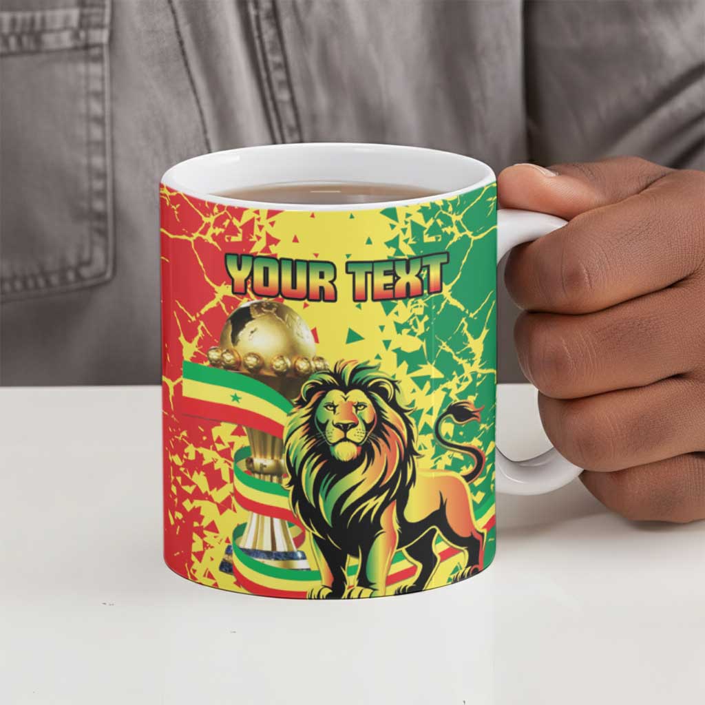 Custom Senegal Football Ceramic Mug We Are the Champions