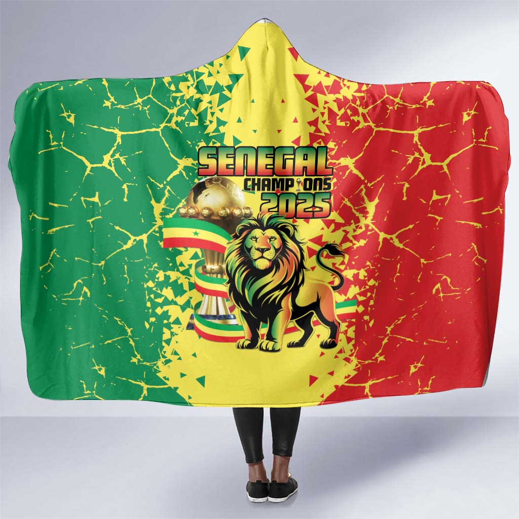 Senegal Football Hooded Blanket We Are the Champions