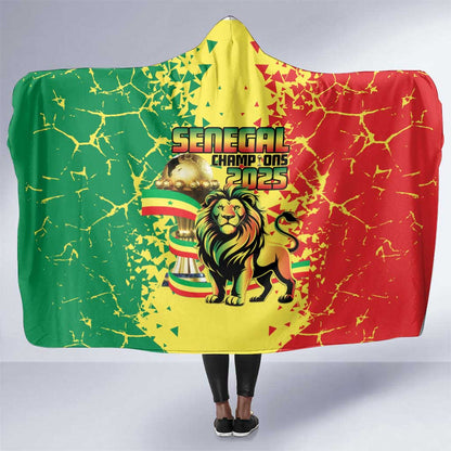 Senegal Football Hooded Blanket We Are the Champions