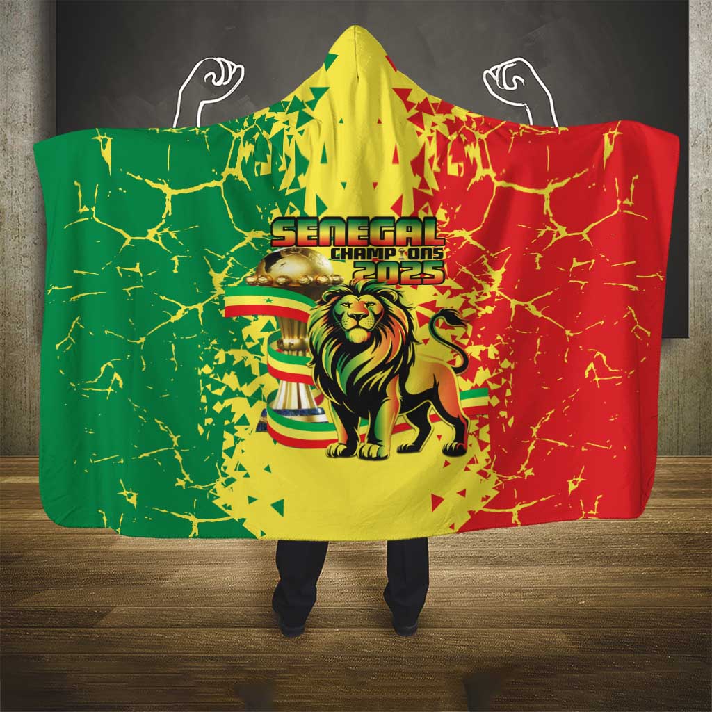 Senegal Football Hooded Blanket We Are the Champions