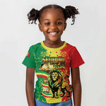 Custom Senegal Football Kid T shirt We Are the Champions