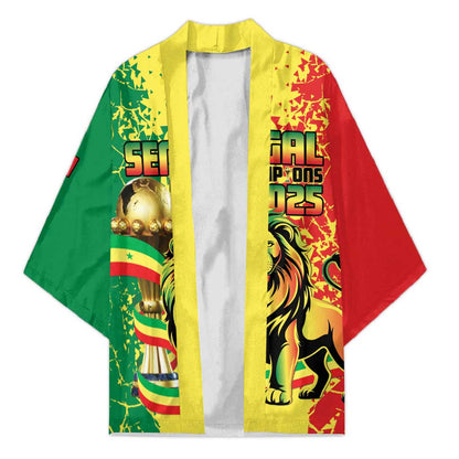 Custom Senegal Football Kimono We Are the Champions
