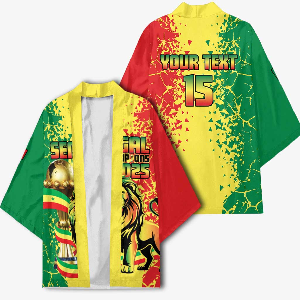 Custom Senegal Football Kimono We Are the Champions