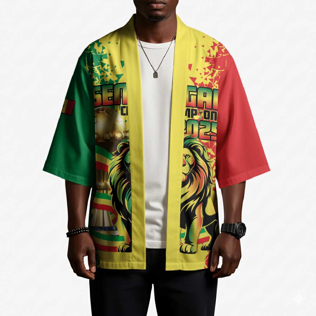 Custom Senegal Football Kimono We Are the Champions