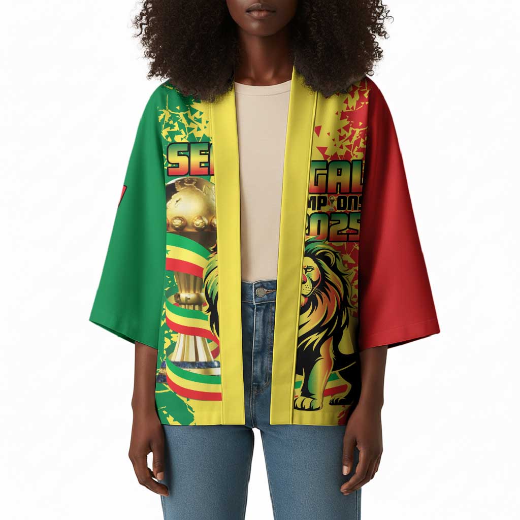 Custom Senegal Football Kimono We Are the Champions