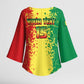 Custom Senegal Football Kimono Sleeve Blouse We Are the Champions