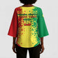 Custom Senegal Football Kimono Sleeve Blouse We Are the Champions